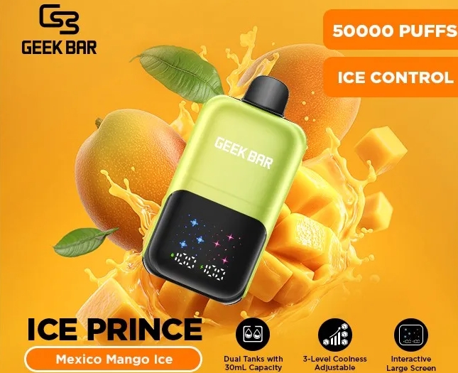 GEEK BAR 2GO 50000 Puffs Vape - Mehhiko Mango J&auml;&auml;: maitsete maraton, mis vallutab 2025. aasta Eesti